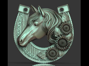 ferradura feliz para impress&atilde;o Modelo de Impressão 3D