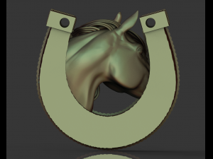happy horseshoe for printing 3D Baskı Modeli