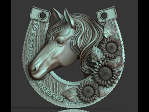 ferradura feliz para impress&atilde;o Modelo de Impressão 3D