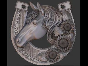 ferradura feliz para impress&atilde;o Modelo de Impressão 3D