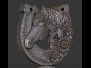 ferradura feliz para impress&atilde;o Modelo de Impressão 3D