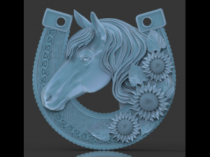 happy horseshoe for printing 3D Baskı Modeli