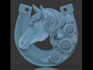 ferradura feliz para impress&atilde;o Modelo de Impressão 3D