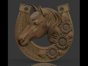 ferradura feliz para impress&atilde;o Modelo de Impressão 3D