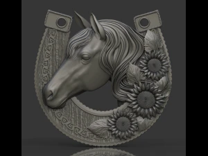 ferradura feliz para impress&atilde;o Modelo de Impressão 3D