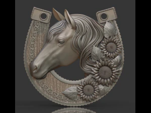 ferradura feliz para impress&atilde;o Modelo de Impressão 3D