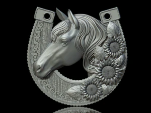 ferradura feliz para impress&atilde;o Modelo de Impressão 3D