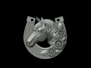 ferradura feliz para impress&atilde;o Modelo de Impressão 3D