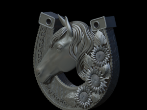 happy horseshoe for printing 3D Baskı Modeli