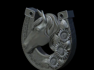 ferradura feliz para impress&atilde;o Modelo de Impressão 3D