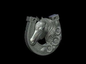 ferradura feliz para impress&atilde;o Modelo de Impressão 3D