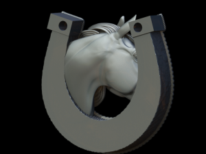 happy horseshoe for printing 3D Baskı Modeli