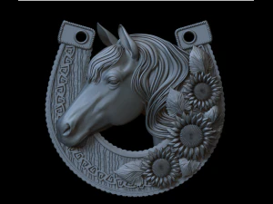 ferradura feliz para impress&atilde;o Modelo de Impressão 3D