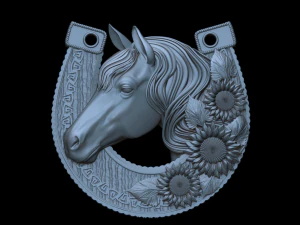 ferradura feliz para impress&atilde;o Modelo de Impressão 3D