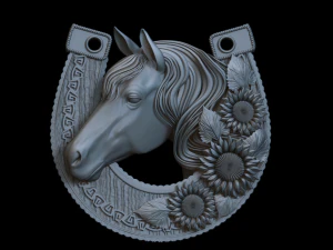 ferradura feliz para impress&atilde;o Modelo de Impressão 3D