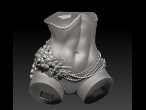 fairy in flower 3d print model 3D Print Model