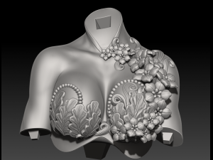 fairy in flower 3d print model 3D Print Model