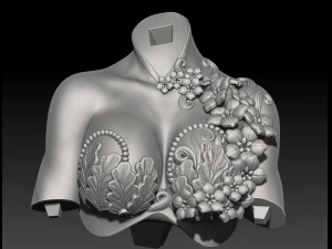 fairy in flower 3d print model 3D Print Model