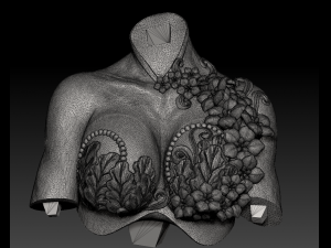 fairy in flower 3d print model 3D Print Model