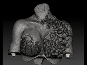 fairy in flower 3d print model 3D Print Model