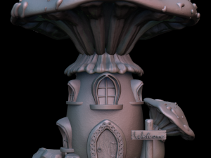Fairy house 3D print model 3D 打印模型
