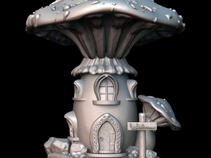 Fairy house 3D print model 3D 打印模型