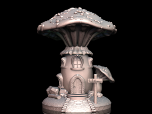 Fairy house 3D print model 3D 打印模型