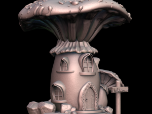 Fairy house 3D print model 3D 打印模型