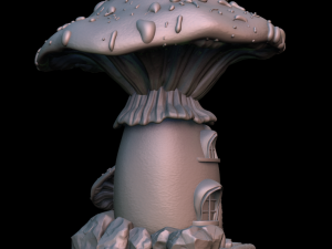 Fairy house 3D print model 3D 打印模型