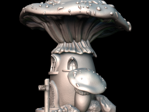Fairy house 3D print model 3D 打印模型