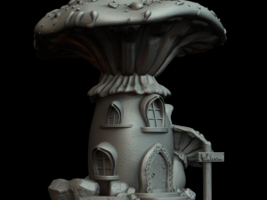 Fairy house 3D print model 3D 打印模型