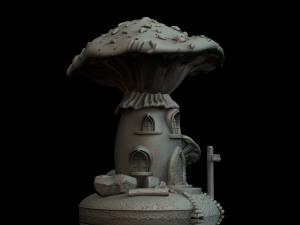 Fairy house 3D print model 3D 打印模型
