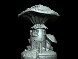 Fairy house 3D print model 3D 打印模型