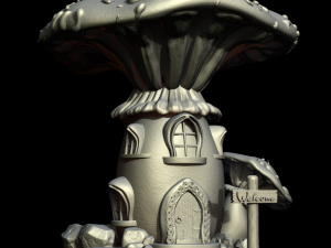 Fairy house 3D print model 3D 打印模型