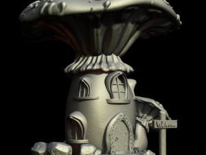 Fairy house 3D print model 3D 打印模型