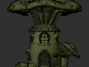 Fairy house 3D print model 3D 打印模型
