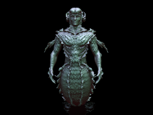 Mermaid man for 3d printing 3D 打印模型