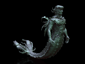 Mermaid man for 3d printing 3D 打印模型
