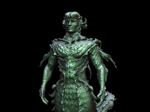 Mermaid man for 3d printing 3D Print Model