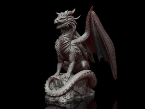 Дракон 3D Принт Модель