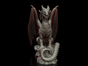 Дракон 3D Принт Модель