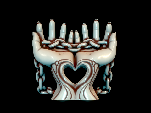 Hands 3D 프린트 모델