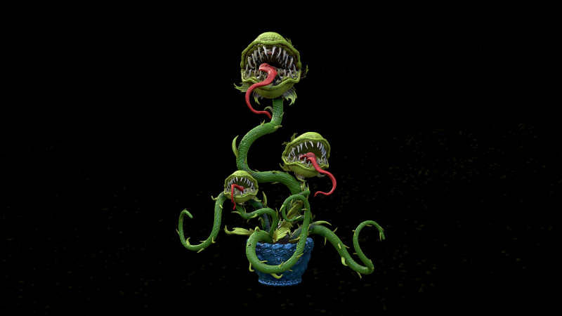 Flower killer 3Dプリントモデル .c4d .max .obj .3ds .fbx .stl .blend 