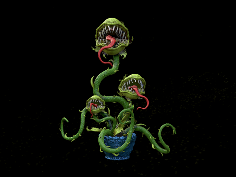 Flower killer Modello di stampa 3D