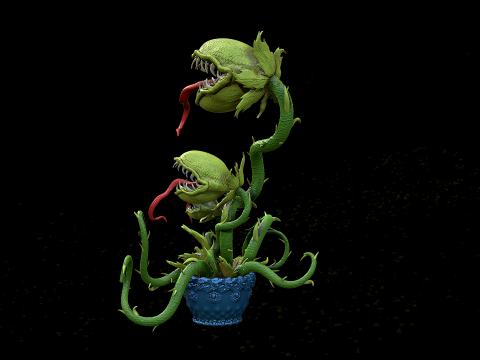 Flower killer 3Dプリントモデル