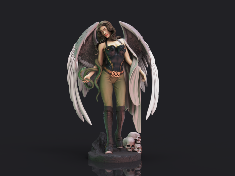 Engelfrau 3D Druckmodell