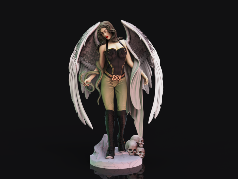 Engelfrau 3D Druckmodell