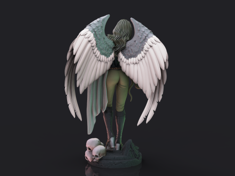 Engelfrau 3D Druckmodell