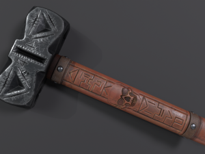 Knife-tactical-lowpoly Modello 3D