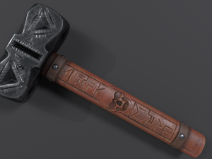 Knife-tactical-lowpoly Modello 3D